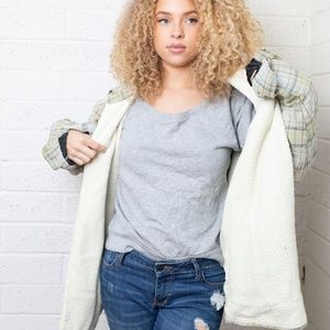 Vintage plaid Sheep Sweater